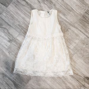 🐣Baby B’Gosh Ivory Lace Dress-12-18 mo NWOT
